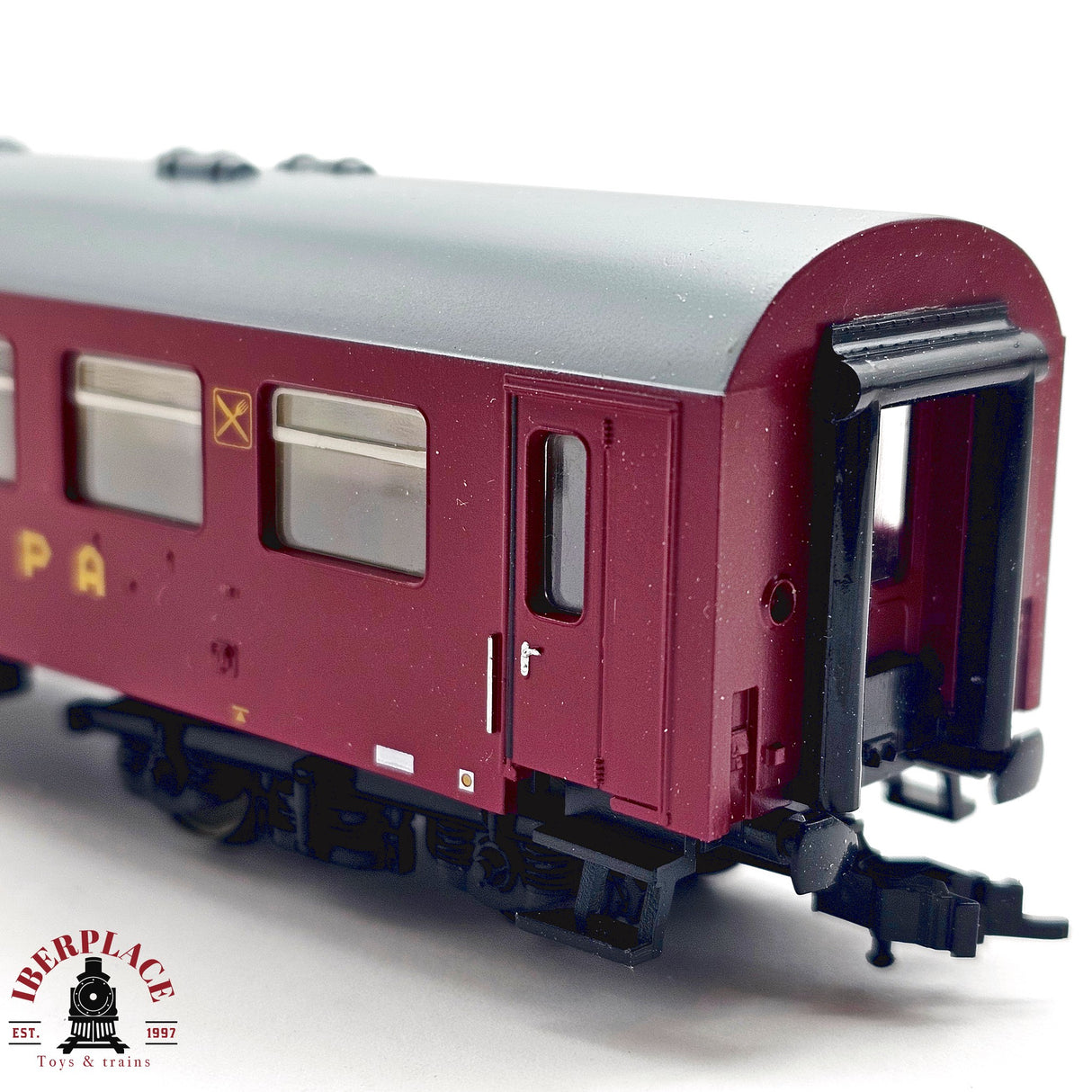 ♻️ 2da mano -  DC Tilligh Bahn 74366 vagón restaurante DR Mitropa H0 escala 1:87 E13