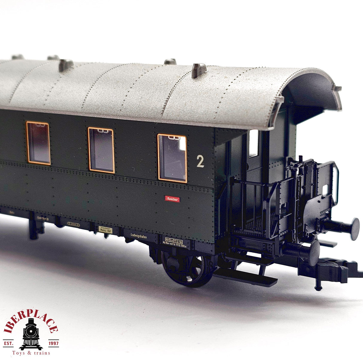 ♻️ 2da mano -  DC Fleischmann 5073K vagón pasajeros clase 2 H0 escala 1:87 E13