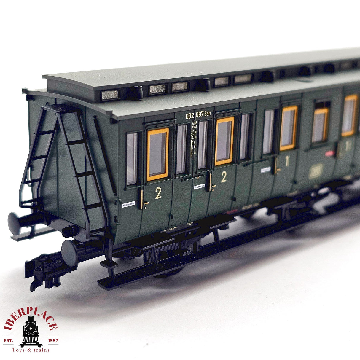 ♻️ 2da mano -  DC Fleischmann 5065K vagón pasajeros clase 2 H0 escala 1:87 E13