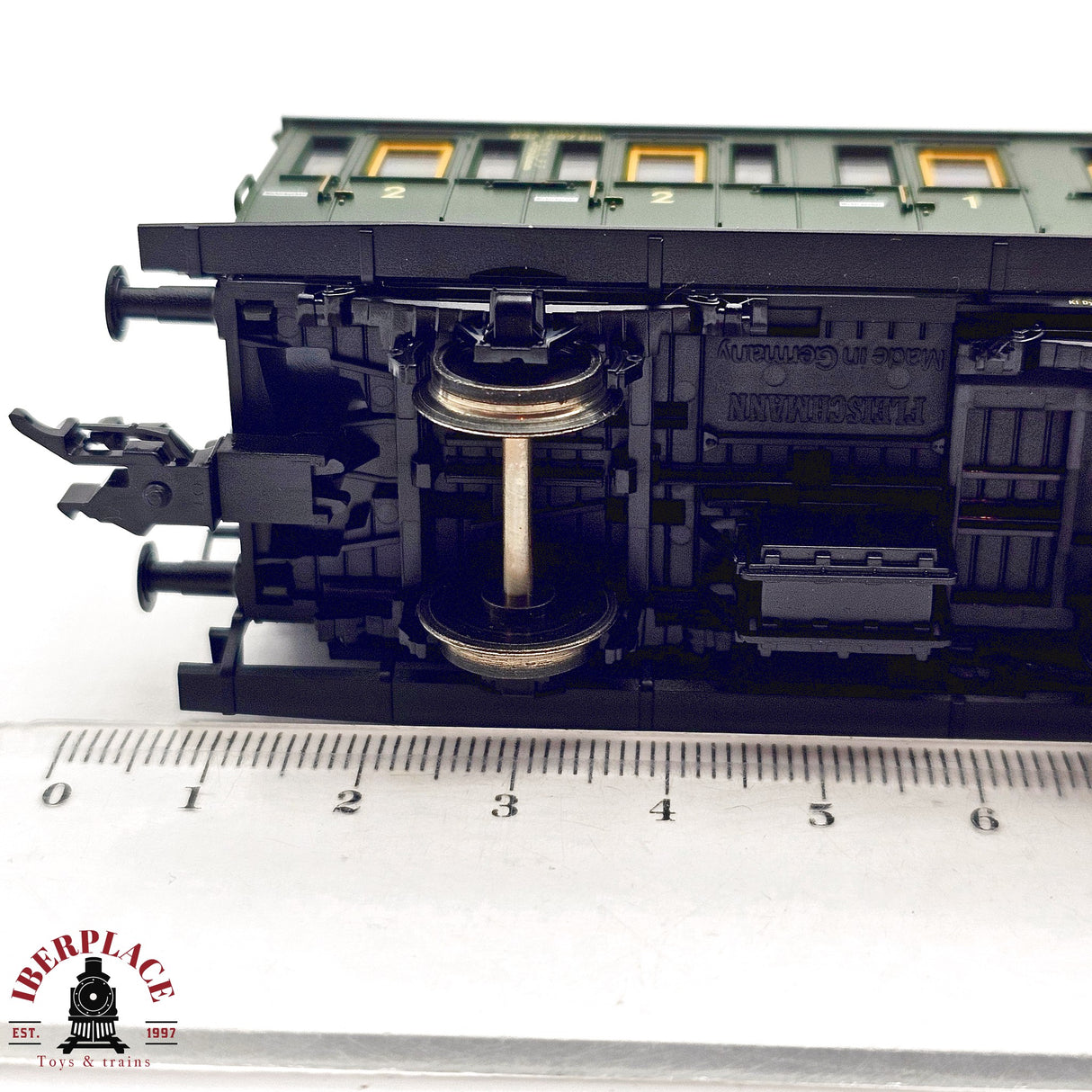 ♻️ 2da mano -  DC Fleischmann 5065K vagón pasajeros clase 2 H0 escala 1:87 E13