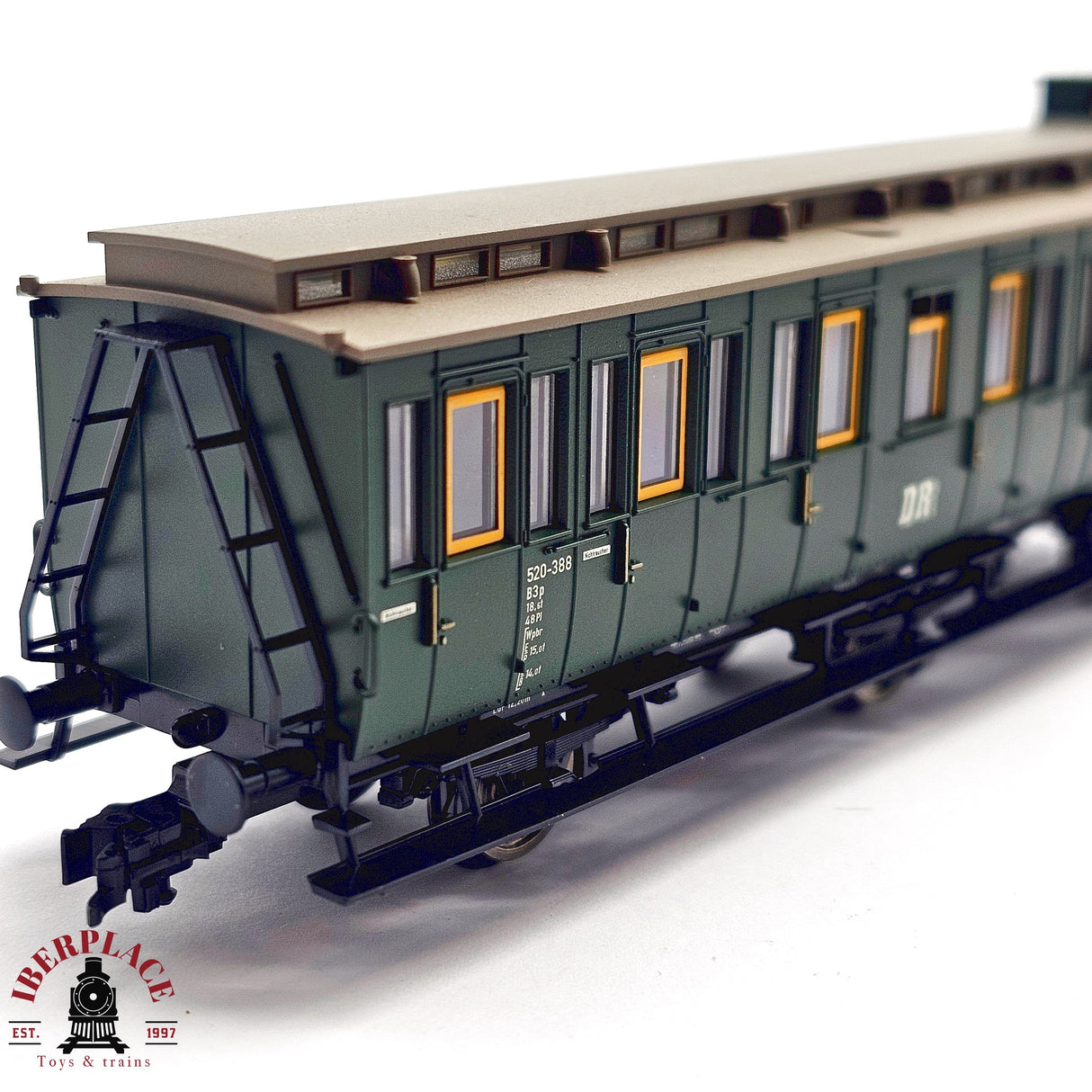 ♻️ 2da mano -  DC Fleischmann 5765 01K vagón pasajeros DR H0 escala 1:87 E13