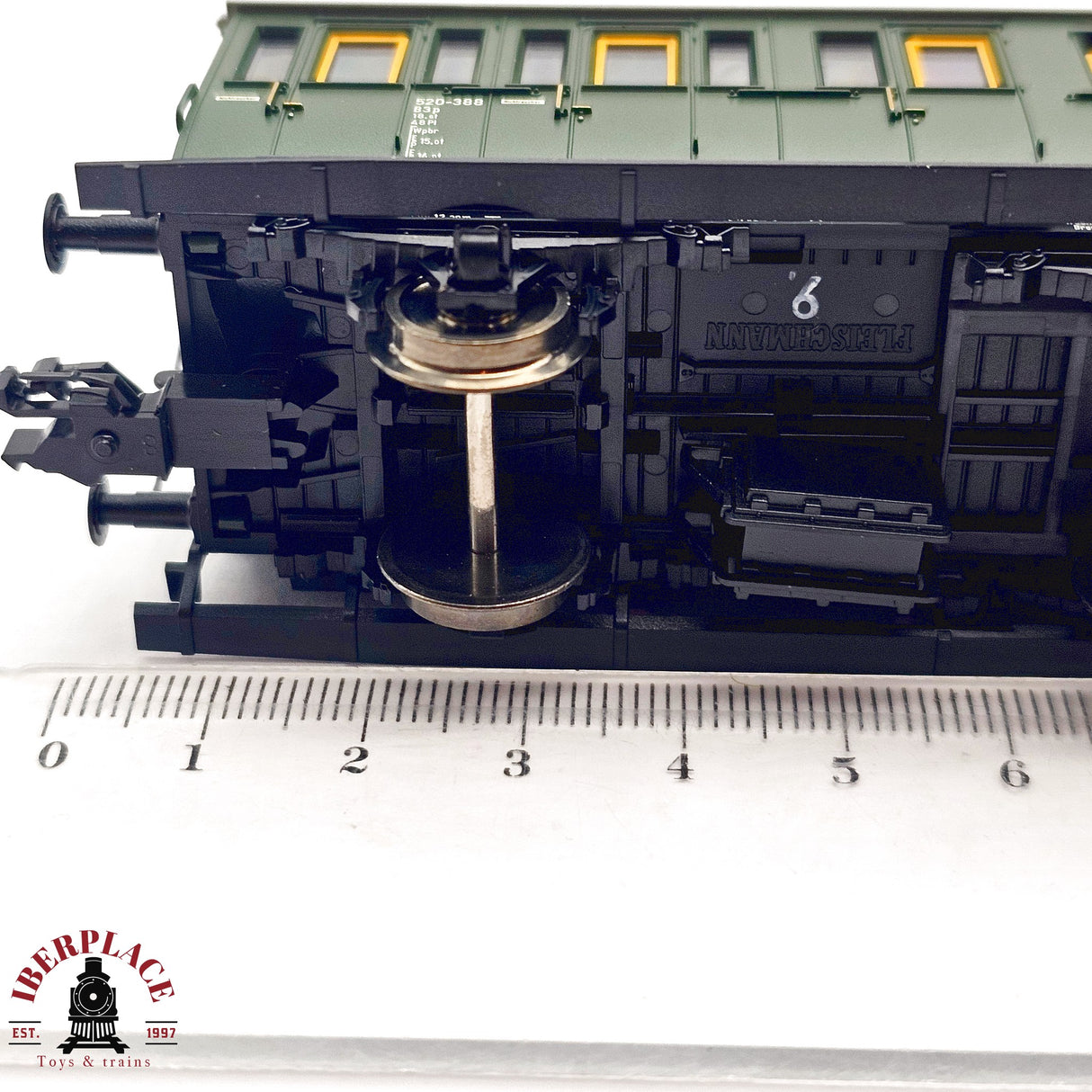 ♻️ 2da mano -  DC Fleischmann 5765 01K vagón pasajeros DR H0 escala 1:87 E13