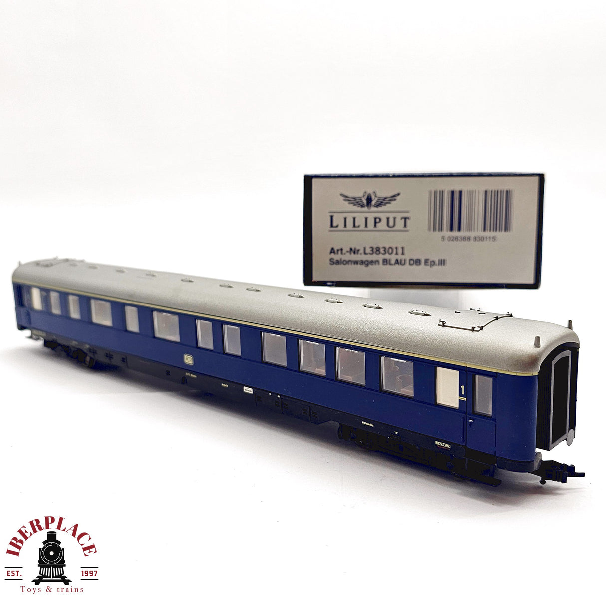 ♻️ 2da mano -  DC Liliput L383011 vagón salón DB Ep III clase 1 H0 escala 1:87 E13