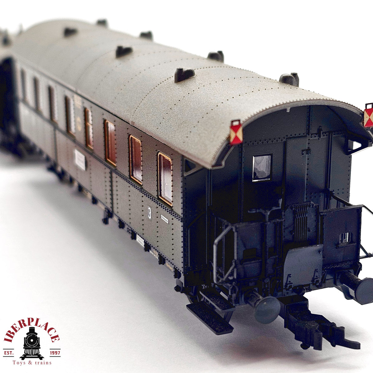 ♻️ 2da mano -  DC Roco Fleischmann vagones pasajeros DRG clase 3 H0 escala 1:87 E13