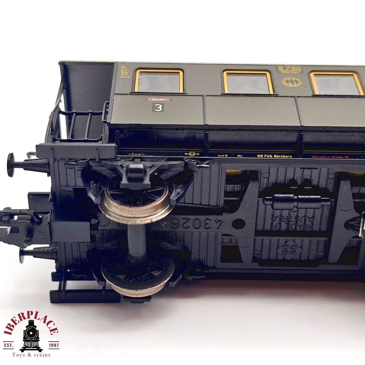 ♻️ 2da mano -  DC Roco Fleischmann vagones pasajeros DRG clase 3 H0 escala 1:87 E13