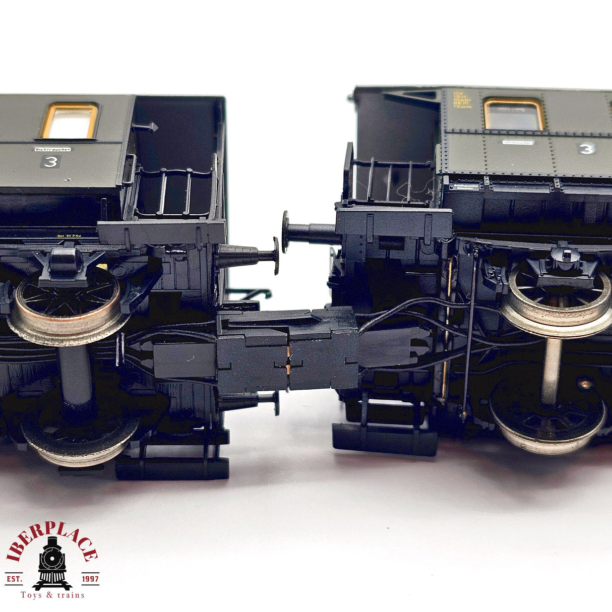 ♻️ 2da mano -  DC Roco Fleischmann vagones pasajeros DRG clase 3 H0 escala 1:87 E13