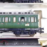 ♻️ 2da mano -  DC Fleischmann 5x vagones pasajeros y postales DRG H0 escala 1:87 E13