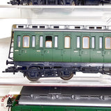 ♻️ 2da mano -  DC Fleischmann 5x vagones pasajeros y postales DRG H0 escala 1:87 E13