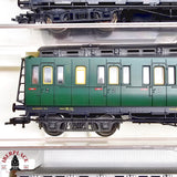 ♻️ 2da mano -  DC Fleischmann 5x vagones pasajeros y postales DRG H0 escala 1:87 E13