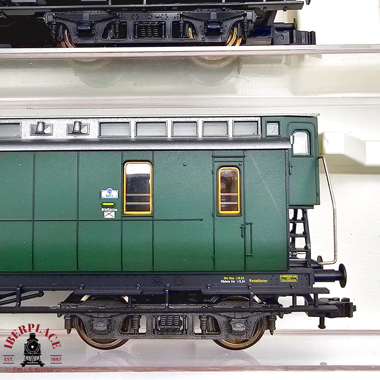 ♻️ 2da mano -  DC Fleischmann 5x vagones pasajeros y postales DRG H0 escala 1:87 E13