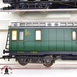 ♻️ 2da mano -  DC Fleischmann 5x vagones pasajeros y postales DRG H0 escala 1:87 E13