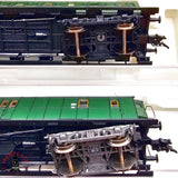 ♻️ 2da mano -  DC Fleischmann 5x vagones pasajeros y postales DRG H0 escala 1:87 E13