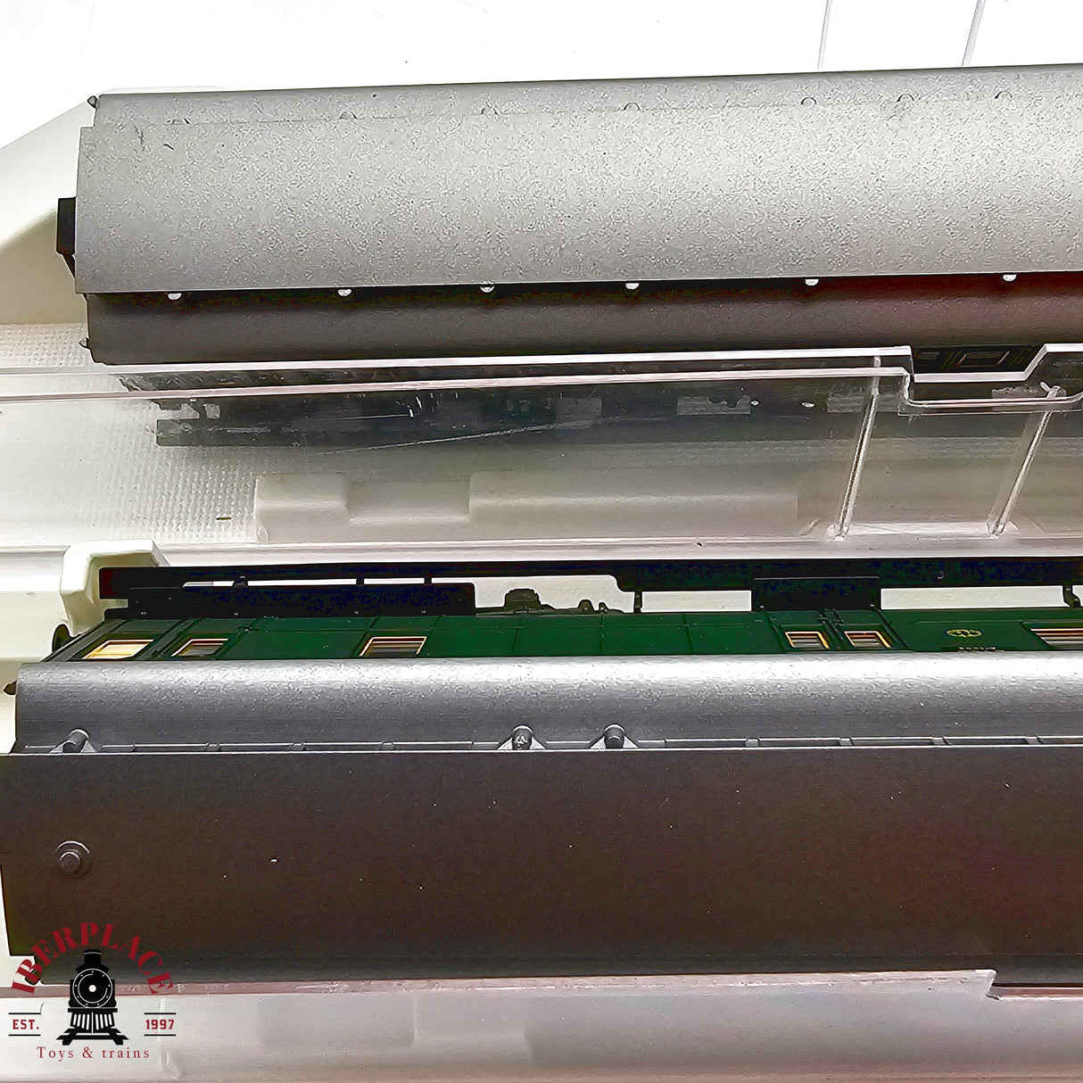 ♻️ 2da mano -  DC Fleischmann 5x vagones pasajeros y postales DRG H0 escala 1:87 E13