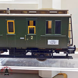 ♻️ 2da mano -  DC Fleischmann 2x 5065 5066 vagones pasajeros DB Clase 2 H0 escala 1:87 E13