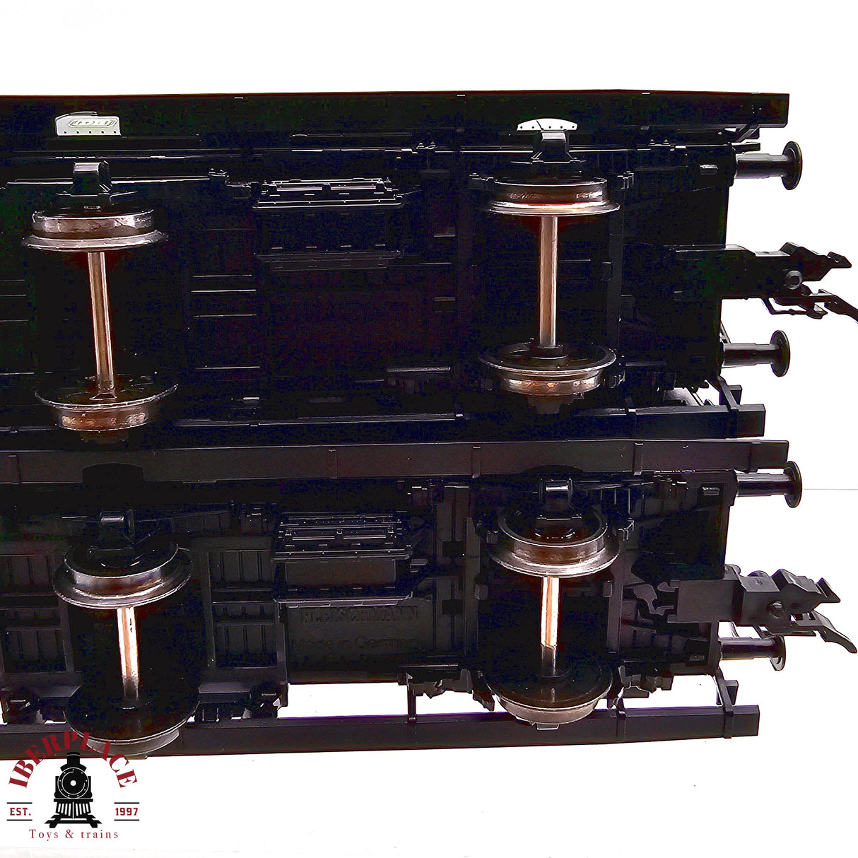 ♻️ 2da mano -  DC Fleischmann 2x 5065 5066 vagones pasajeros DB Clase 2 H0 escala 1:87 E13