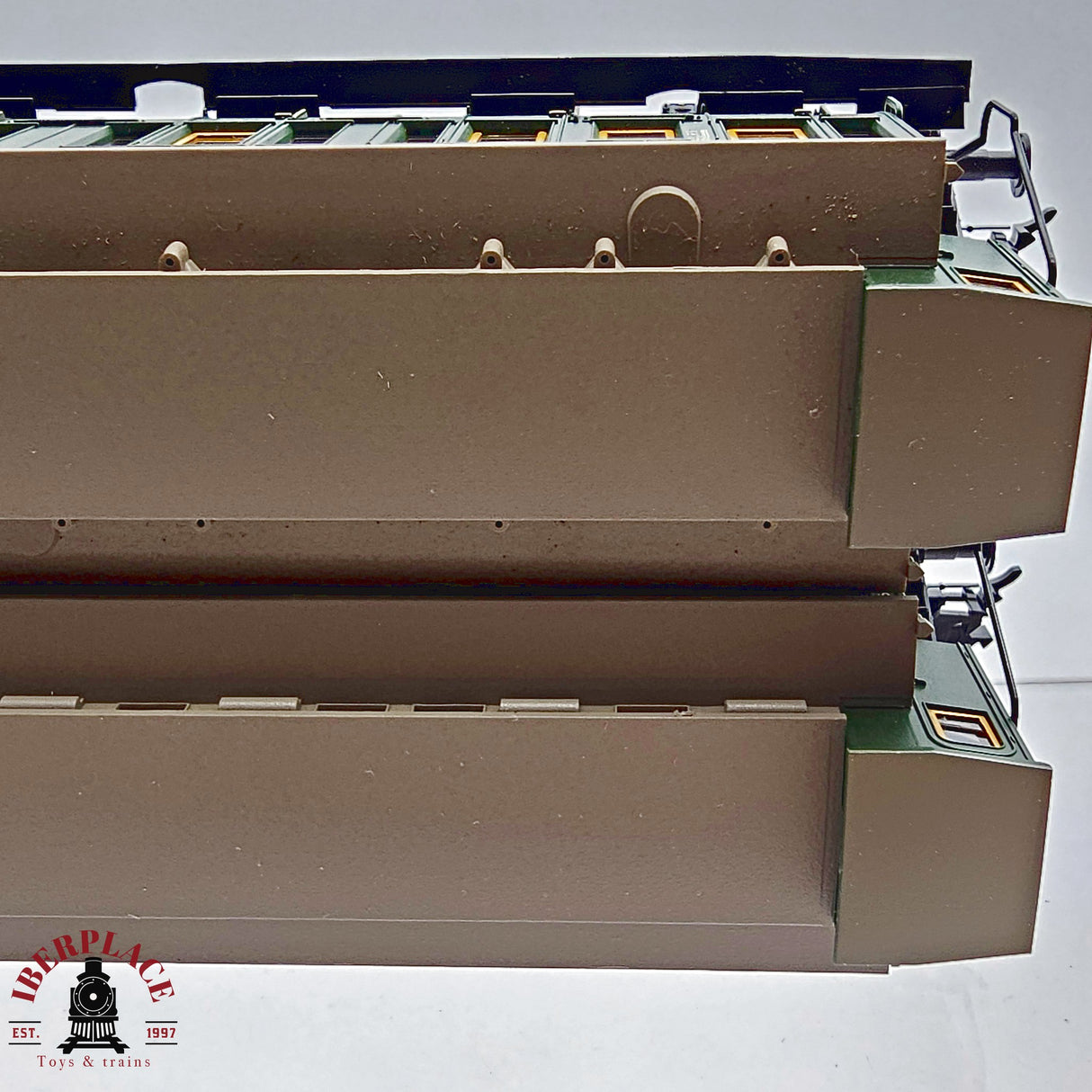 ♻️ 2da mano -  DC Fleischmann 2x 5065 5066 vagones pasajeros DB Clase 2 H0 escala 1:87 E13