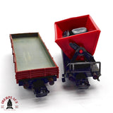 ♻️ 2da mano -  Märklin 4x vagones mercancias DB H0 escala 1:87 E13