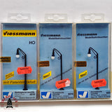 ♻️ 2da mano -  3x Viessmann 6010 lamparas nostálgicas H0 escala 1:87 E13
