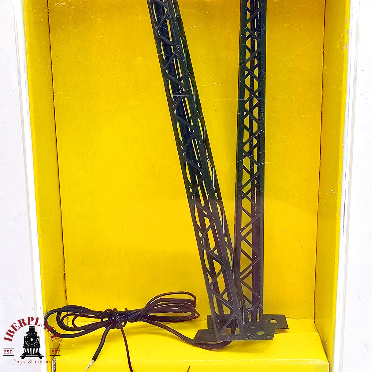 ♻️ 2da mano -  BRAWA 5505 Farolas con poste de celosía H0 escala 1:87 E13
