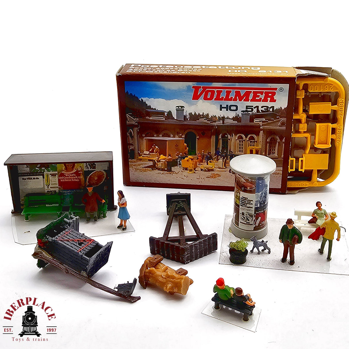 ♻️ 2da mano -  Vollmer 5131 Figuras para edificio de correos H0 escala 1:87 E13