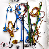 ♻️ 2da mano -  Figuras farolas postes de luz  H0 escala 1:87 E13