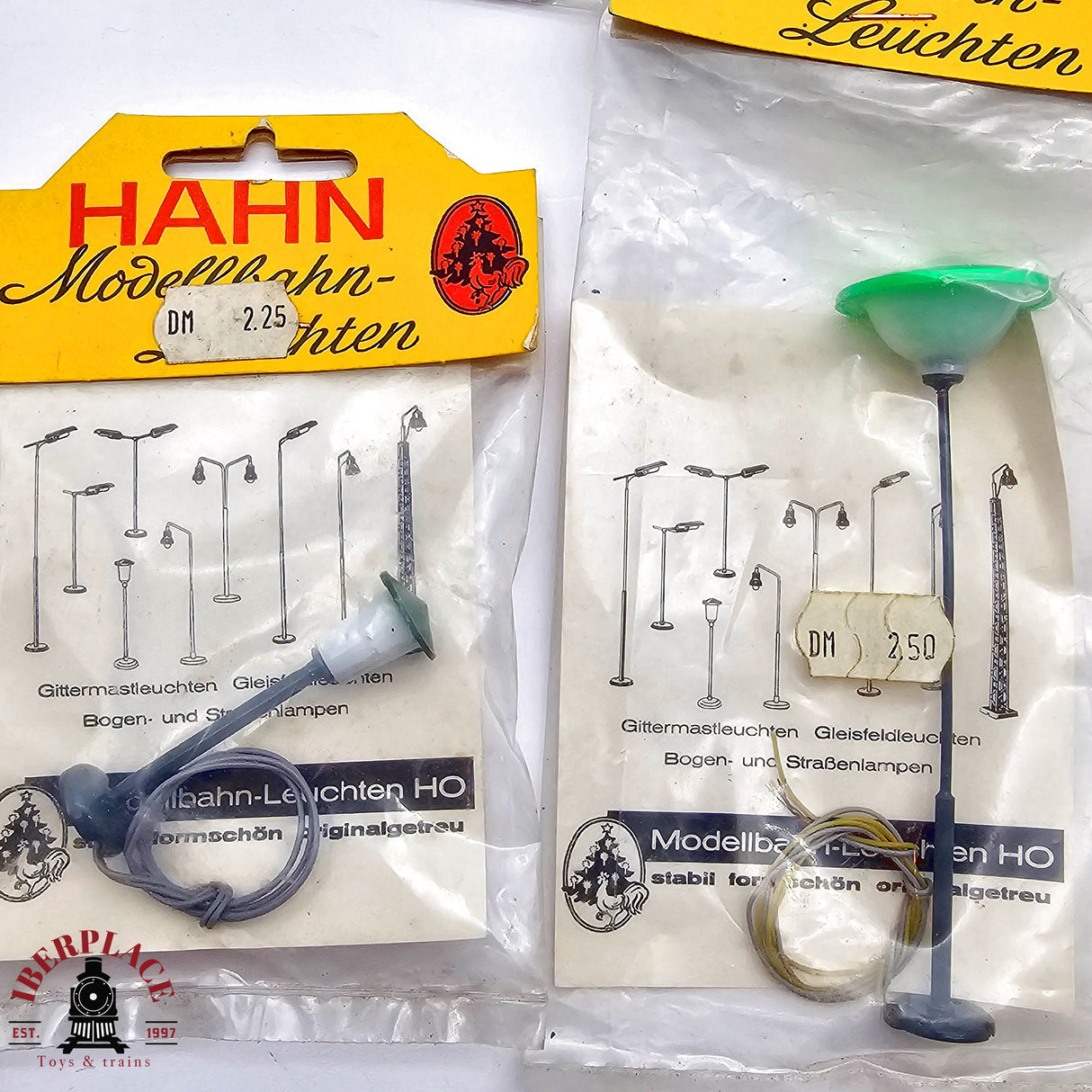 ♻️ 2da mano - 8x Völkner Hahn Farolas postes de luz H0 escala 1:87 E13