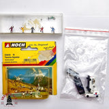 ♻️ 2da mano -  Noch Merten jugadores de tenis coches y obreros N escala 1:160