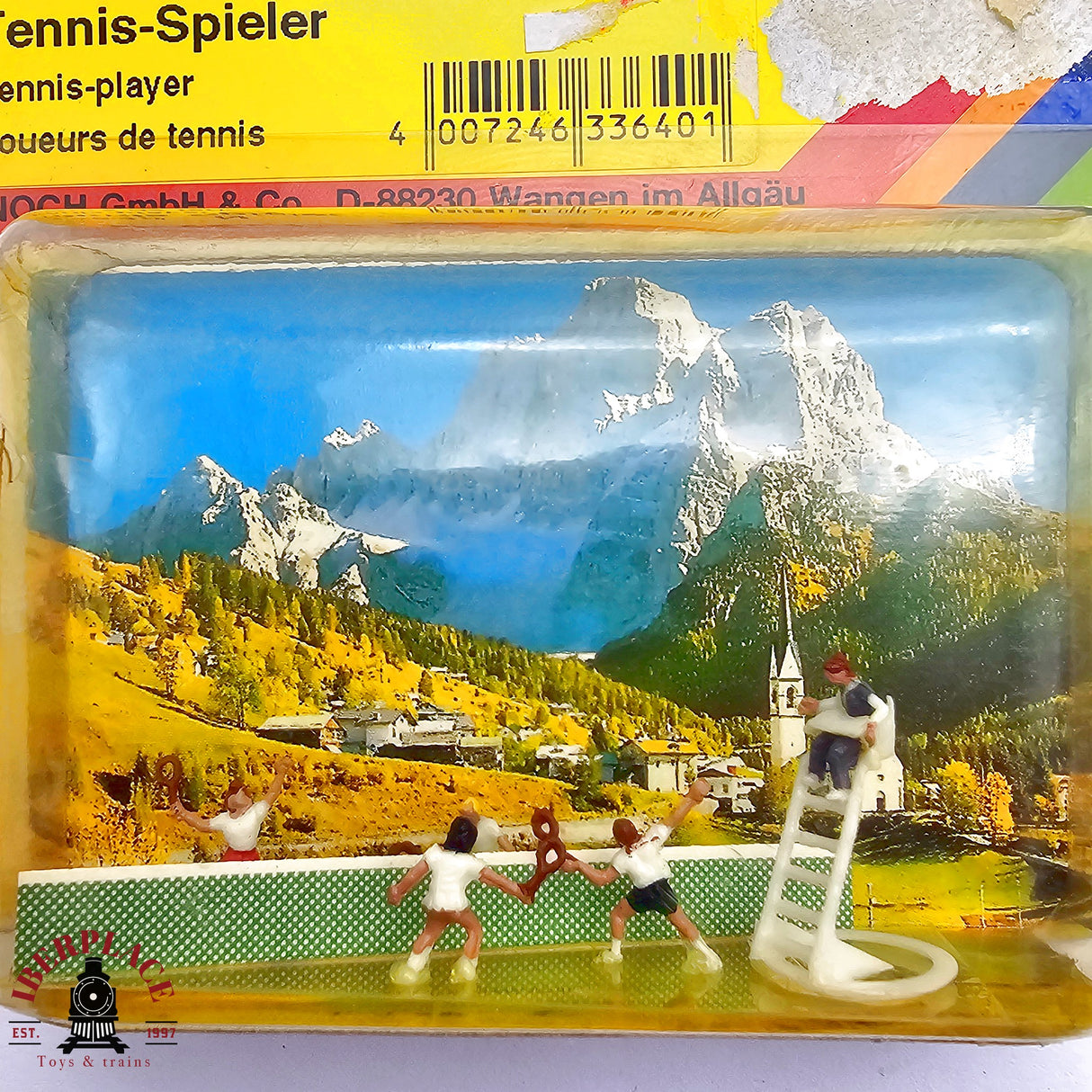 ♻️ 2da mano -  Noch Merten jugadores de tenis coches y obreros N escala 1:160