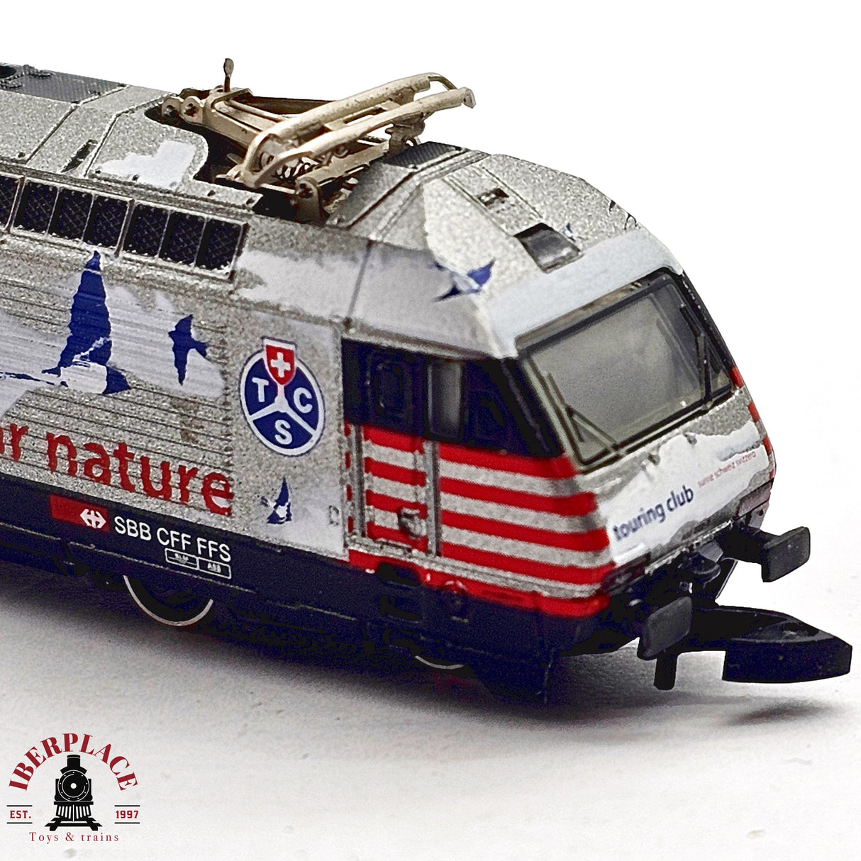 ♻️ 2da mano -  Märklin Locomotora SBB 460 Touring club  Z escala 1:220 E14