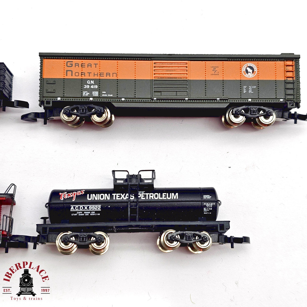 ♻️ 2da mano -  Märklin 5x vagones mercancias Usa Z escala 1:220 E14
