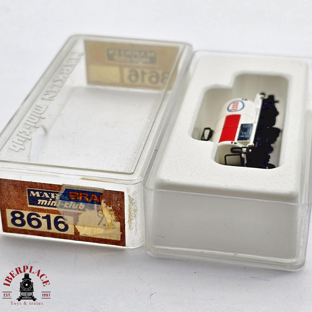 ♻️ 2da mano -  Märklin 8616 vagón cisterna Esso DB Z escala 1:220 E14