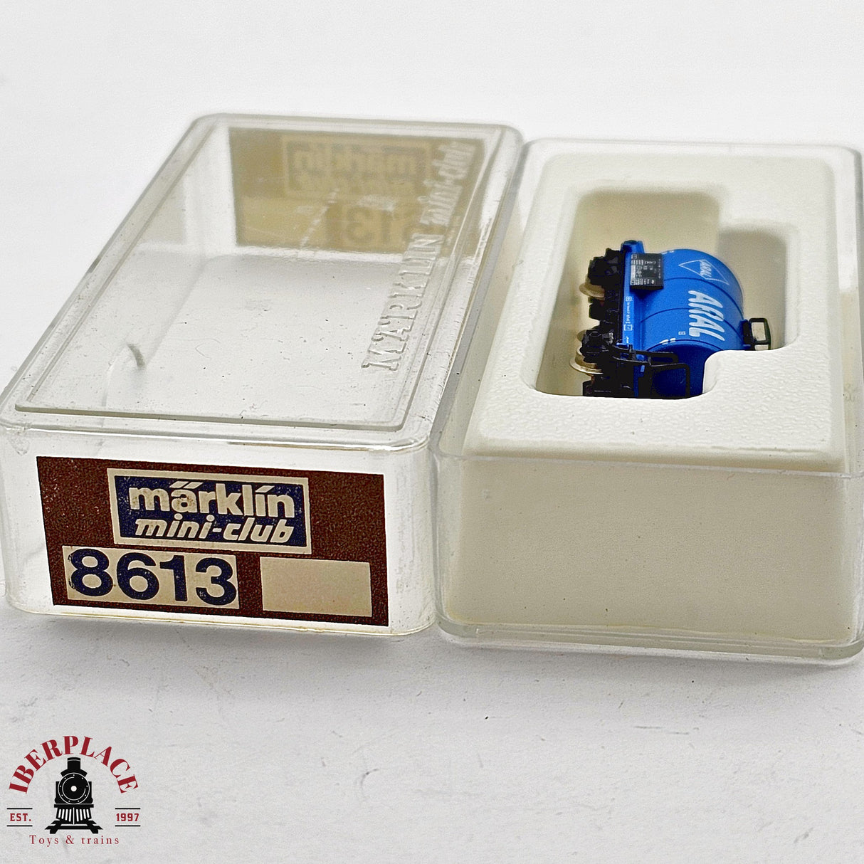 ♻️ 2da mano -  Märklin 8613 vagón cisterna ARAL DB Z escala 1:220 E14