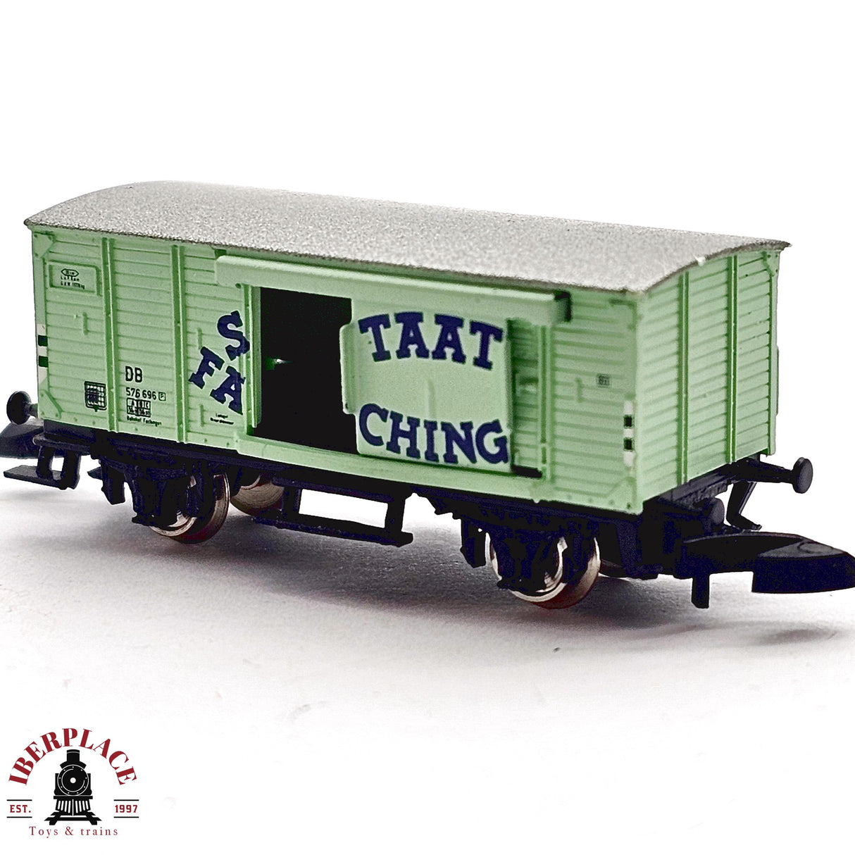 ♻️ 2da mano -  Märklin vagón de puerta corrediza Staatl Fachingen DB  Z escala 1:220 E14