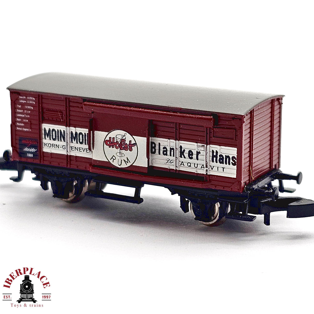 ♻️ 2da mano -  Märklin vagón mercancias Moin Blanker Hans Z escala 1:220 E14