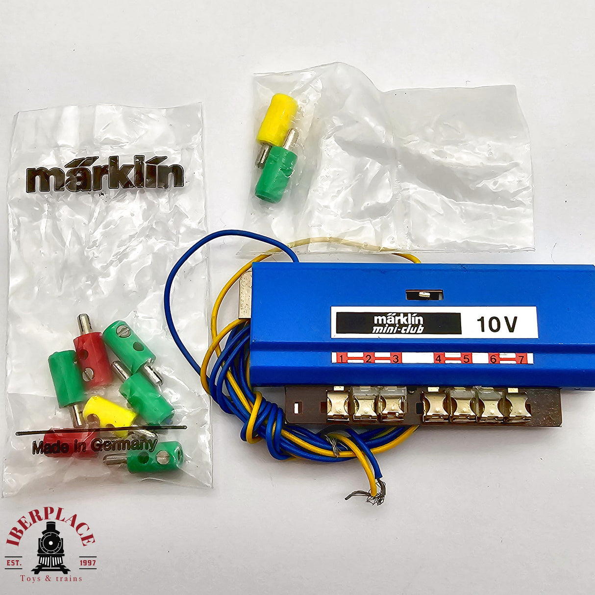 ♻️ 2da mano -  Märklin Conmutador de señal + clavijas Z escala 1:220 E14