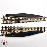 ♻️ 2da mano -  Märklin 2x 8561 8564 desvíos izquierda y derecha Z escala 1:220 E14 1/13