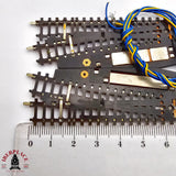 ♻️ 2da mano -  Märklin 2x 8561 8564 desvíos izquierda y derecha Z escala 1:220 E14 2/13