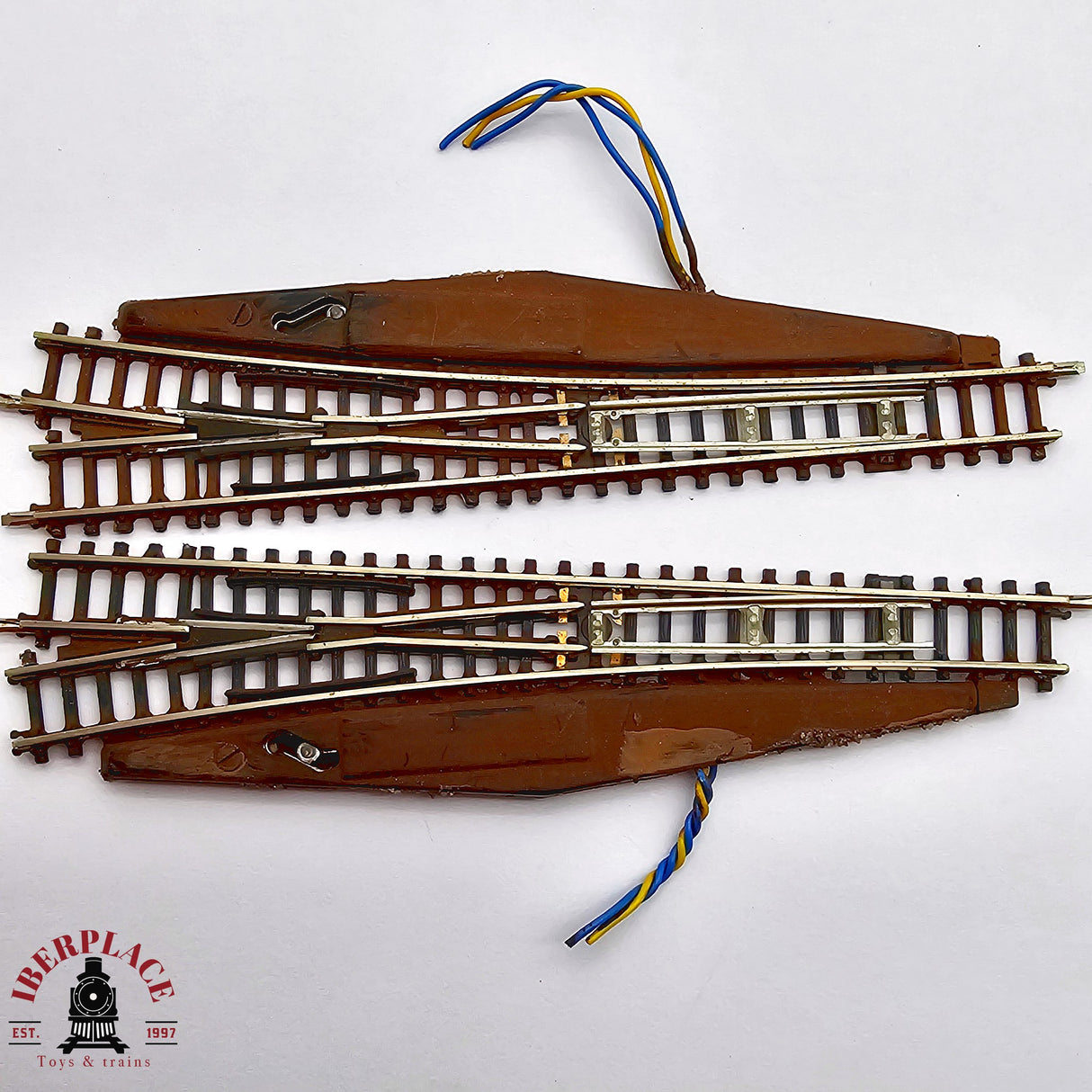 ♻️ 2da mano -  Märklin 2x 8561 8564 desvíos izquierda y derecha Z escala 1:220 E14 4/13