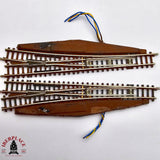 ♻️ 2da mano -  Märklin 2x 8561 8564 desvíos izquierda y derecha Z escala 1:220 E14 4/13