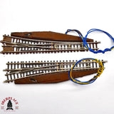 ♻️ 2da mano -  Märklin 2x 8561 8564 desvíos izquierda y derecha Z escala 1:220 E14 5/13