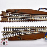 ♻️ 2da mano -  Märklin 2x 8561 8564 desvíos izquierda y derecha Z escala 1:220 E14 5/13