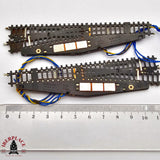 ♻️ 2da mano -  Märklin 2x 8561 8564 desvíos izquierda y derecha Z escala 1:220 E14 5/13