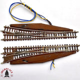 ♻️ 2da mano -  Märklin 2x 8561 8564 desvíos izquierda y derecha Z escala 1:220 E14 6/13