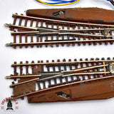 ♻️ 2da mano -  Märklin 2x 8561 8564 desvíos izquierda y derecha Z escala 1:220 E14 6/13