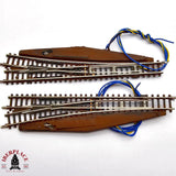 ♻️ 2da mano -  Märklin 2x 8561 8564 desvíos izquierda y derecha Z escala 1:220 E14 7/13