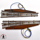 ♻️ 2da mano -  Märklin 2x 8561 8564 desvíos izquierda y derecha Z escala 1:220 E14 8/13
