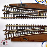 ♻️ 2da mano -  Märklin 2x 8561 8564 desvíos izquierda y derecha Z escala 1:220 E14 8/13
