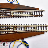 ♻️ 2da mano -  Märklin 2x 8561 8564 desvíos izquierda y derecha Z escala 1:220 E14 8/13