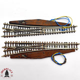 ♻️ 2da mano -  Märklin 2x 8561 8564 desvíos izquierda y derecha Z escala 1:220 E14 11/13