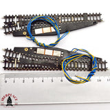 ♻️ 2da mano -  Märklin 2x 8561 8564 desvíos izquierda y derecha Z escala 1:220 E14 12/13